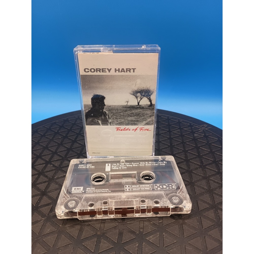 Corey Hart Fields of Fire Cassette Tape 1986 First Edition Pop Rock EMI 17217